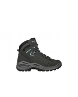 Lowa Renegade Evo GTX Mid Wide Wandelschoen Dames asphalt/turquoise