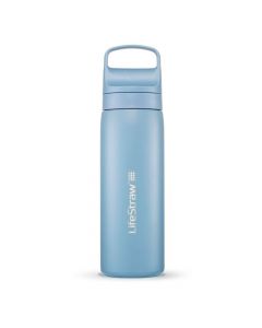 LifeStraw Go 2.0 Stainless Steel Water Filter Bottle - 500 ml - Icelandic Blue