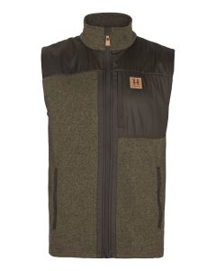 Härkila Kalix fleece gilet Dark earth