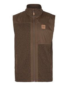 Härkila Kalix fleece gilet Dark earth