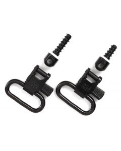 1813112 Uncle Mikes QD  swivels QD115RGS , houten schroef, 1 inch loop, blued
