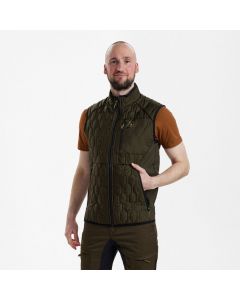 4453-361 Mossdale Quilted Waistcoat Forest Green