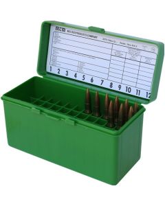 24RL-60-10 Patronendoos 60 patronen flip-top – .270 Win / .30-06 / 25-06 – groen
