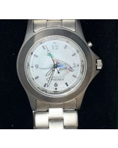 Greiner Stalen Horloge wilde eend