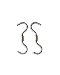 S-Haak 360gr draaibaar RVS D10mmx280mm 2stuks ProLoo